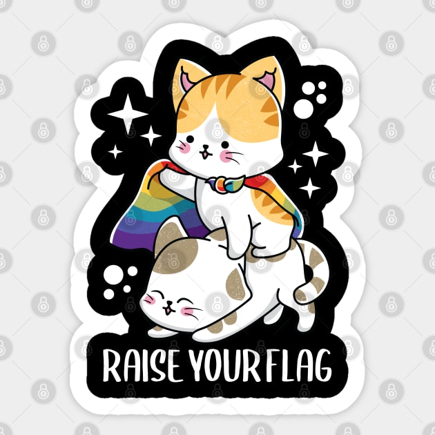 Pride Flag Sticker by spacedowl